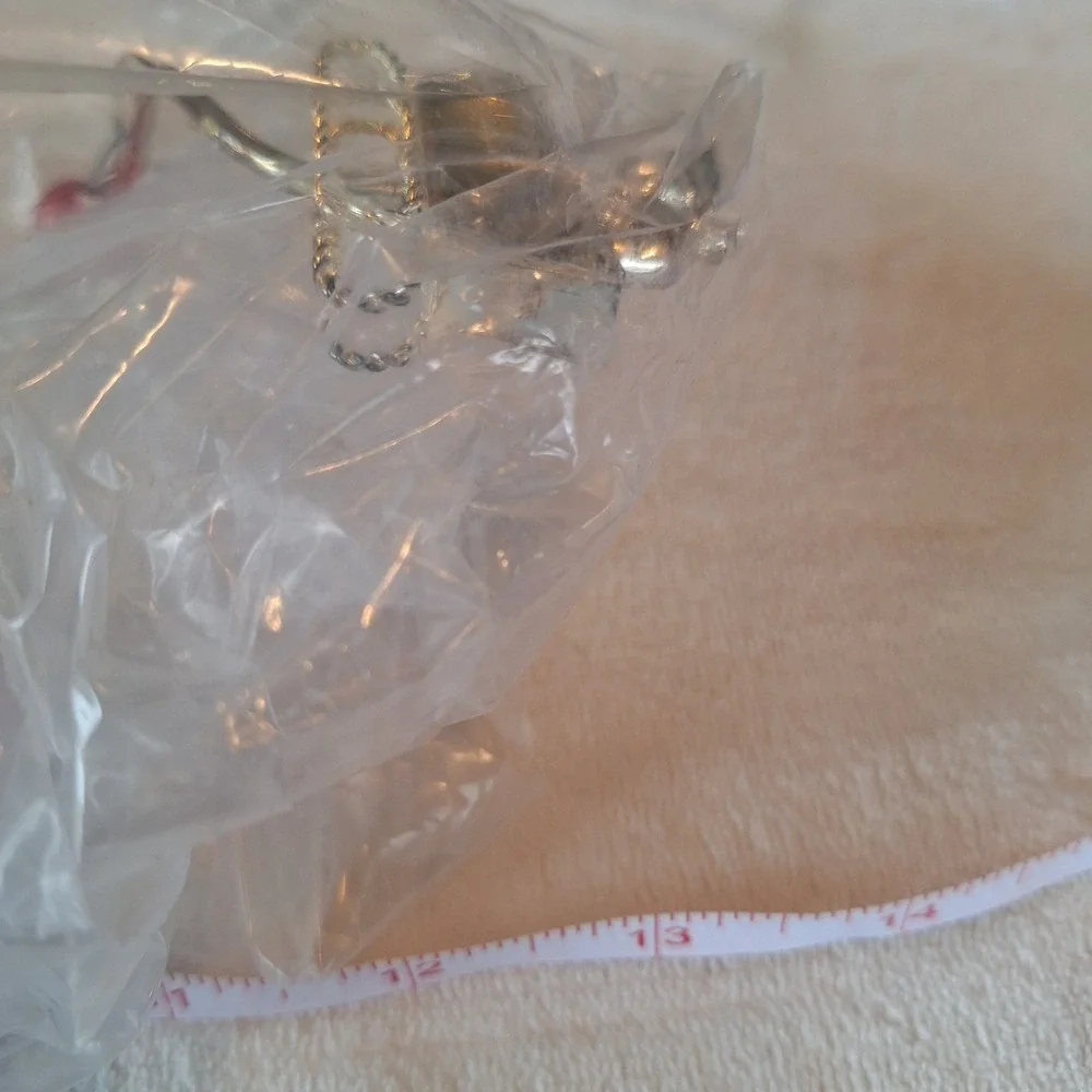 International Silver‎ Co. Santa SPIRAL Bobble Votive Tree Christmas Decor NOS